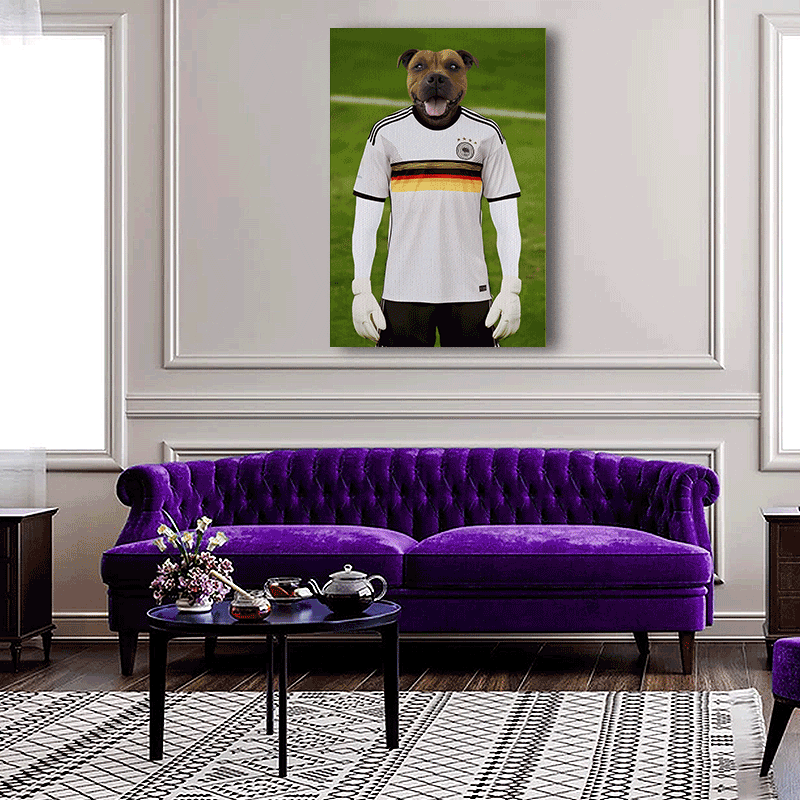 Football Player - Custom Pet Portrait